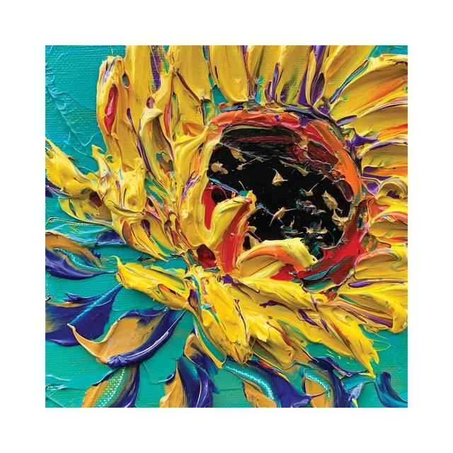 Simply Van Gogh by Lisa Elley - Wrapped Canvas Painting Brambly Cottage Size: 45.72cm H x 45.72cm W x 3.81cm D on Productcaster.