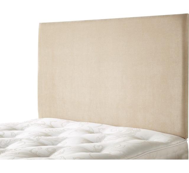 Upholstered Headboard 17 Stories Colour: Beige, Size: Small Double (4') on Productcaster.