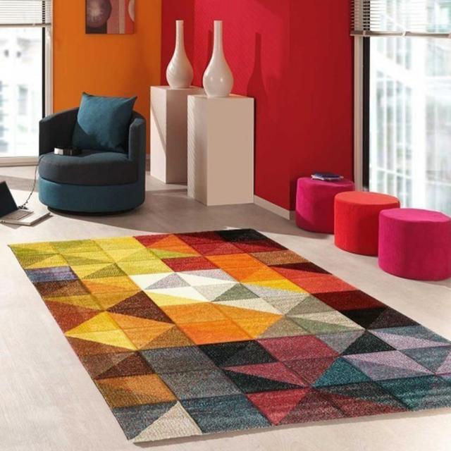 Coffelt Tufted Red/Yellow Rug Corrigan Studio Rug Size: Rectangle 240 x 340cm on Productcaster.