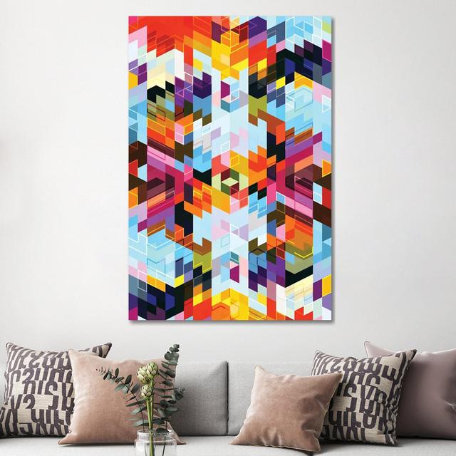 Geometric XXXI by Tenyo Marchev - Graphic Art on Canvas Corrigan Studio Format: Wrapped Canvas, Size: 152.4cm H x 101.6cm W on Productcaster.