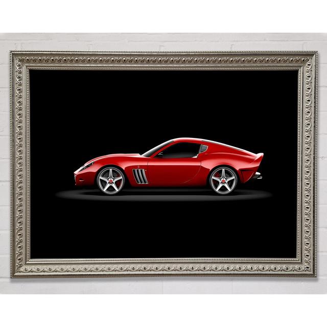 Maserati Side Profile Framed Print Ebern Designs Size: 100.1cm H x 141.4cm W on Productcaster.