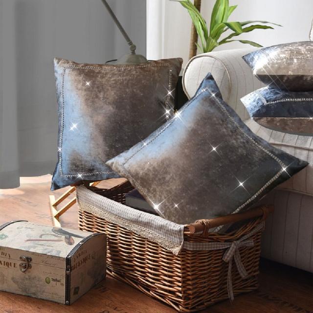 Rumbaugh Ombre Square Throw Cushion Cover (Set of 4) Canora Grey Colour: Champagne on Productcaster.