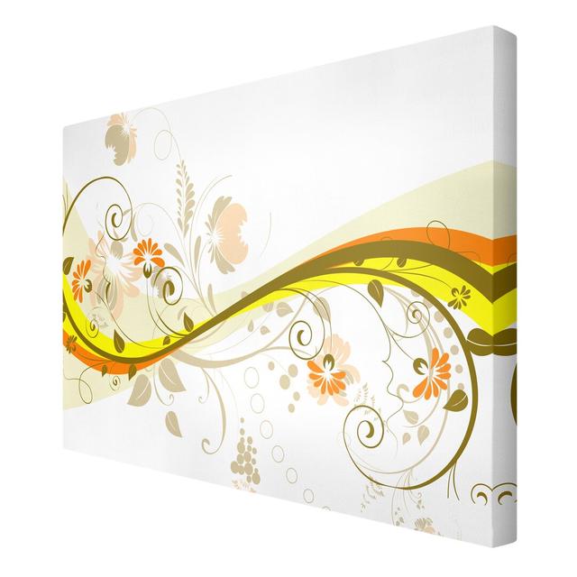 June Graphic - Wrapped Canvas Graphic Art Print East Urban Home Size: 90cm L x 60cm W on Productcaster.