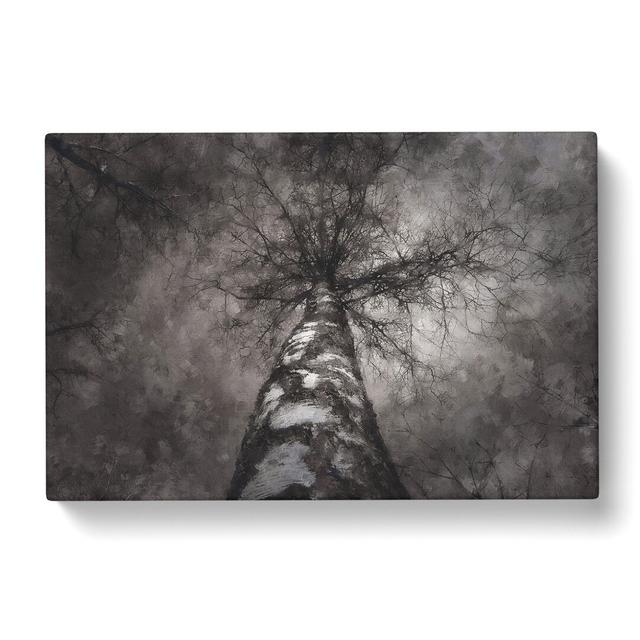 Birch Tree - Wrapped Canvas Painting East Urban Home Size: 35cm H x 50cm W x 3cm D on Productcaster.