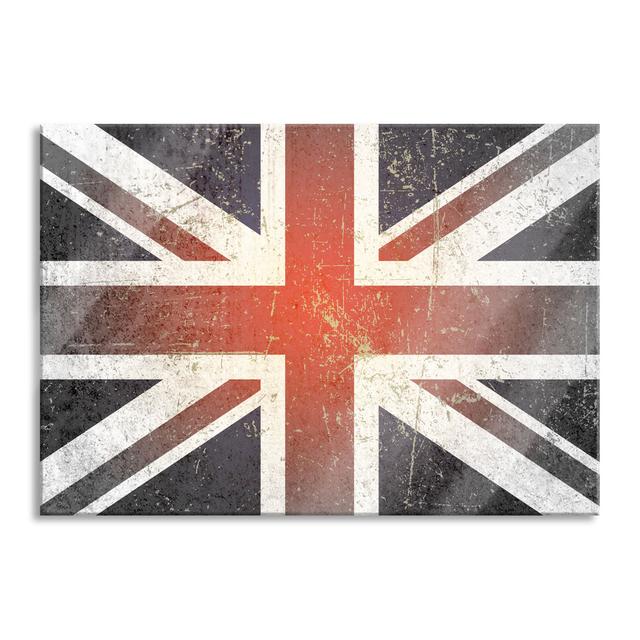 British Union Jack - Unframed Graphic Art on Glass Williston Forge Size: 70cm H x 100cm W x 0.4cm D on Productcaster.