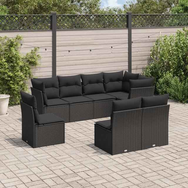 Vidaxl 8-Tlg. Garten-Sofagarnitur Mit Kissen Poly Rattan ModernMoments on Productcaster.