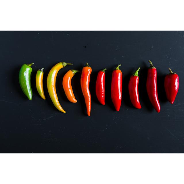 Chilli Peppers by Natasha Photo - Wrapped Canvas Photograph Ebern Designs Size: 20cm H x 30cm W x 3.8cm D on Productcaster.