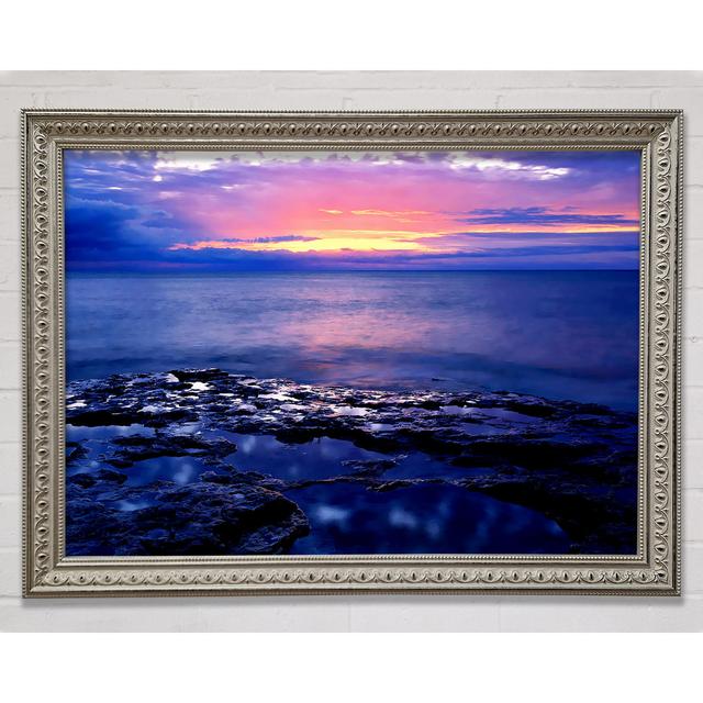 Sunrise At Brighton Beach Framed Print Bright Star Size: 21cm H x 29.7cm W on Productcaster.