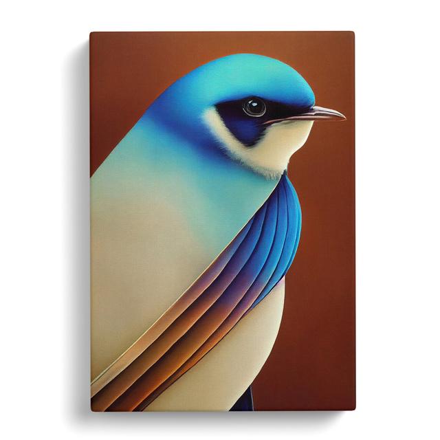 CAN-V0523-234X Bird Art - Print Marlow Home Co. Size: 60cm H x 40cm W on Productcaster.