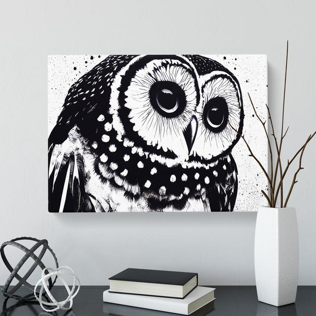 XXX-H1022-WF-8391X Striking Owl Art Vol.2 - Wrapped Canvas Print Alpen Home Size: 35cm H x 50cm W x 3cm D on Productcaster.