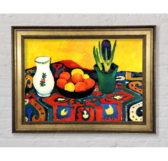 August Macke Still Life With Hyacinthe - Single Picture Frame Art Prints Bright Star Size: 84.1cm H x 118.9cm W on Productcaster.