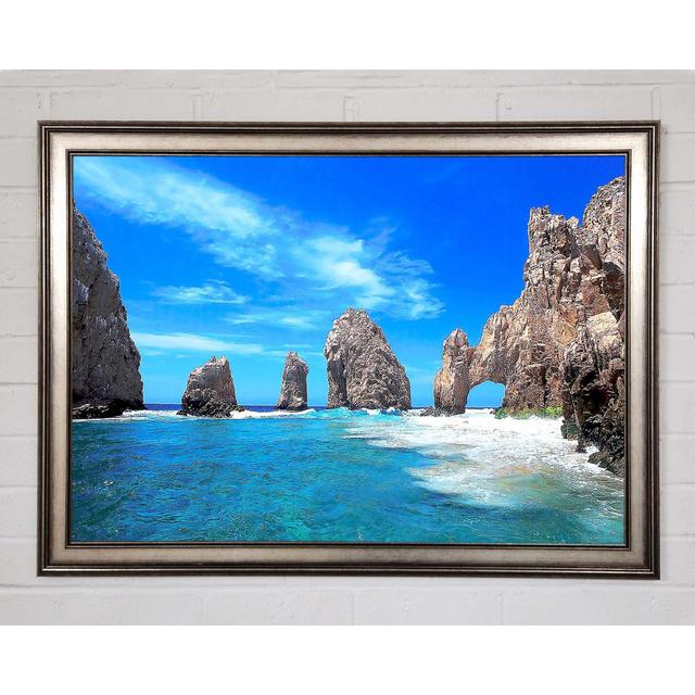 Cabo San Lucas Mexico Framed Print Highland Dunes Size: 29.7cm H x 42cm W x 1.5cm D on Productcaster.