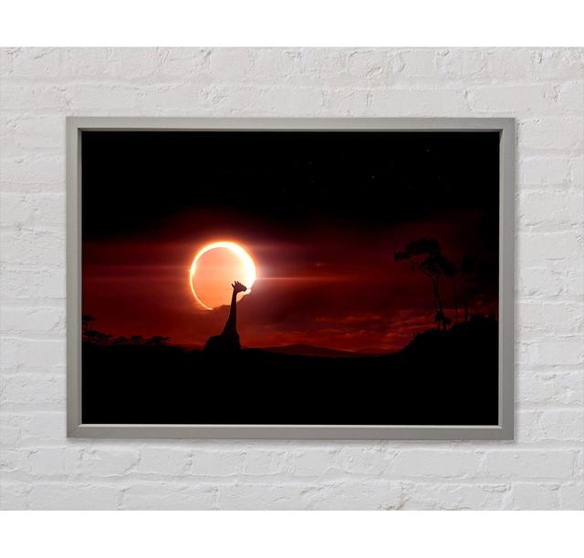 Eclipse - Single Picture Frame Art Prints on Canvas Bright Star Size: 59.7cm H x 84.1cm W x 3.3cm D on Productcaster.