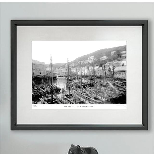 Polperro, The Harbour 1901 - Single Picture Frame Print The Francis Frith Collection Size: 45cm H x 60cm W x 2.3cm D on Productcaster.