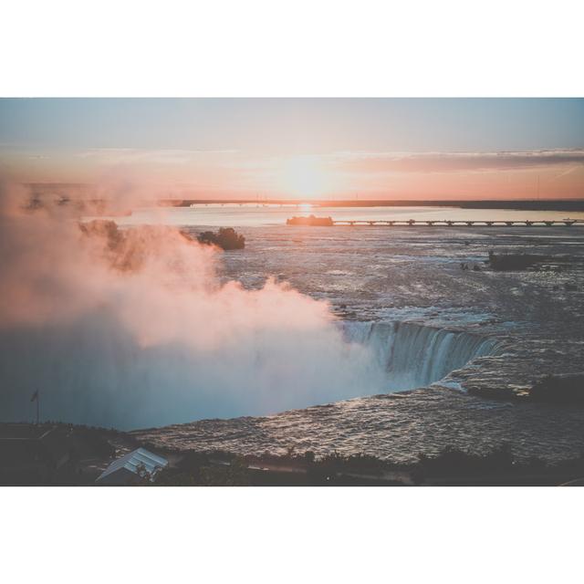 Niagara Falls by Onfokus - Wrapped Canvas Print Alpen Home Size: 61cm H x 91cm W x 3.8cm D on Productcaster.