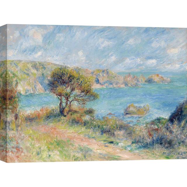 "Blick auf Guernsey, 1883" von Pierre-Auguste Renoir Haus am Meer Größe: 60 cm H x 80 cm B on Productcaster.