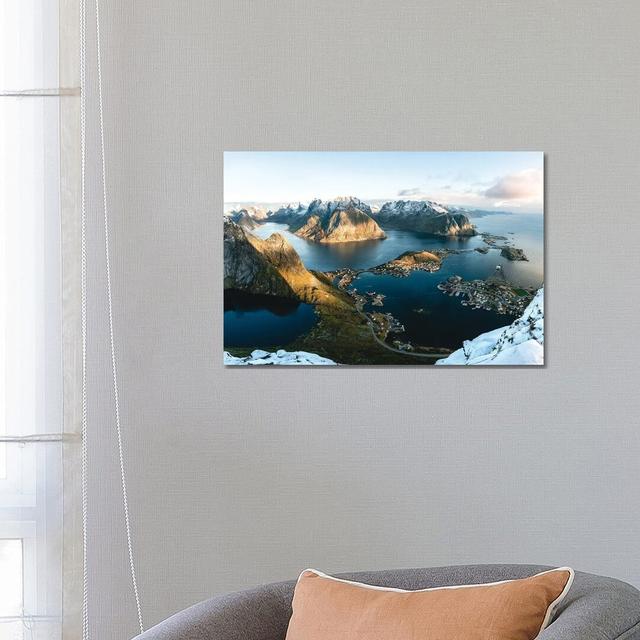 Europe's Best View by Fabian Fortmann - Wrapped Canvas Print Alpen Home Size: 45.72cm H x 66.04cm W x 1.91cm D on Productcaster.