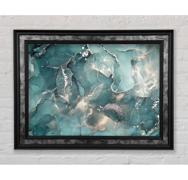 Insane Blue Depths - Single Picture Frame Art Prints Bright Star Size: 59.7cm H x 84.1cm W x 8cm D on Productcaster.