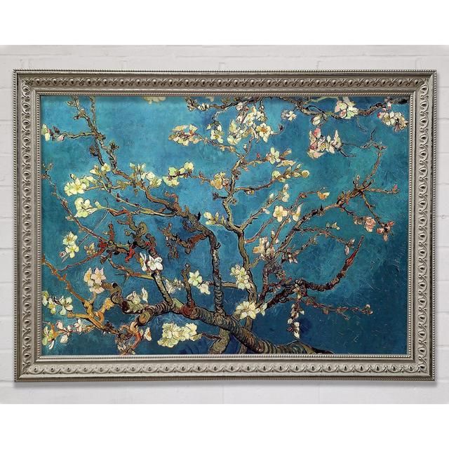 Van Gogh Almond Branches - Single Picture Frame Print Rosalind Wheeler Format: Black Framed Wood, Size: 29.7cm H x 42cm W x 3cm D on Productcaster.