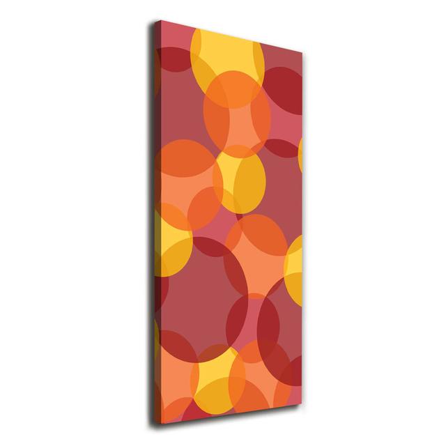 Colored circles - Wrapped Canvas Art Prints Union Rustic on Productcaster.