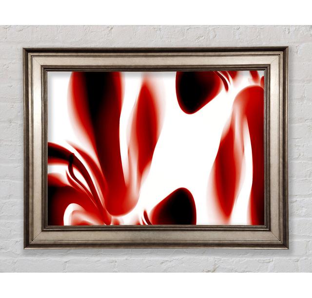 Red Raspberry Ripple Framed Print Ivy Bronx Size: 59.7cm H x 84.1cm W x 8cm D, Format: Gold/Black Framed Paper on Productcaster.