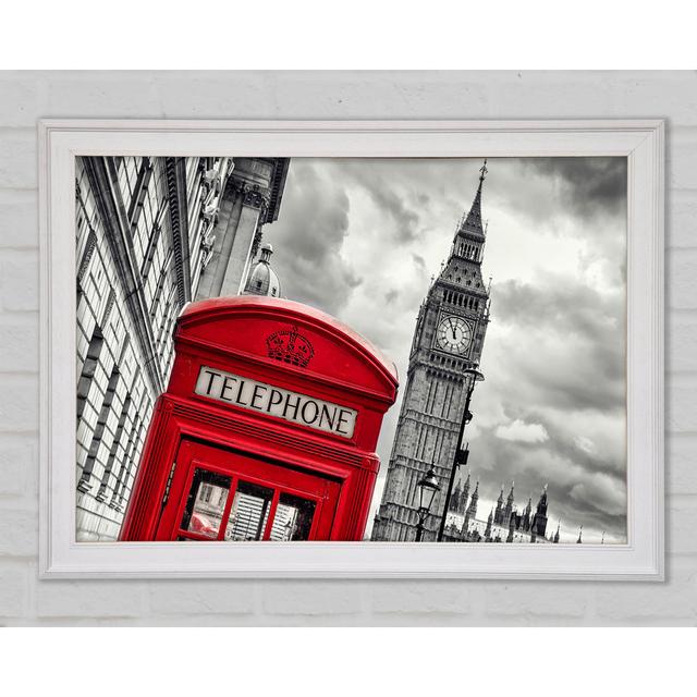 Skies Over Big Ben - Print Brayden Studio Size: 21cm H x 29.7cm W x 1.5cm D on Productcaster.