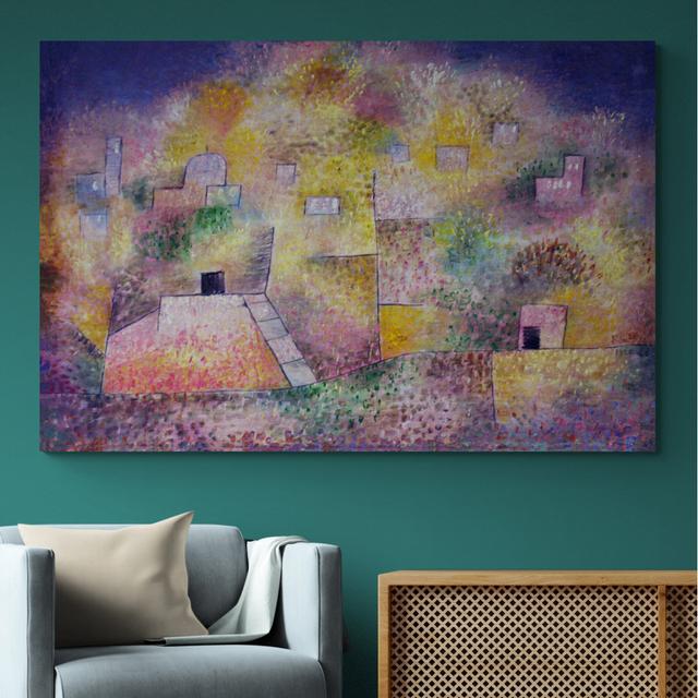 Oriental Pleasure Garden Anagoria by Paul Klee - Wrapped Canvas Print Metro Lane Size: 81cm H x 117cm W x 5cm D on Productcaster.