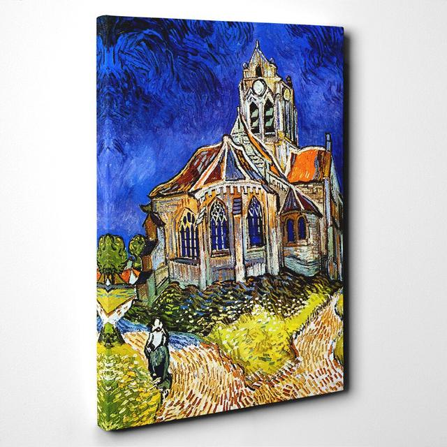 'Church at Auvers' by Vincent van Gogh Painting Print on Canvas East Urban Home Size: 100cm H x 70cm W on Productcaster.