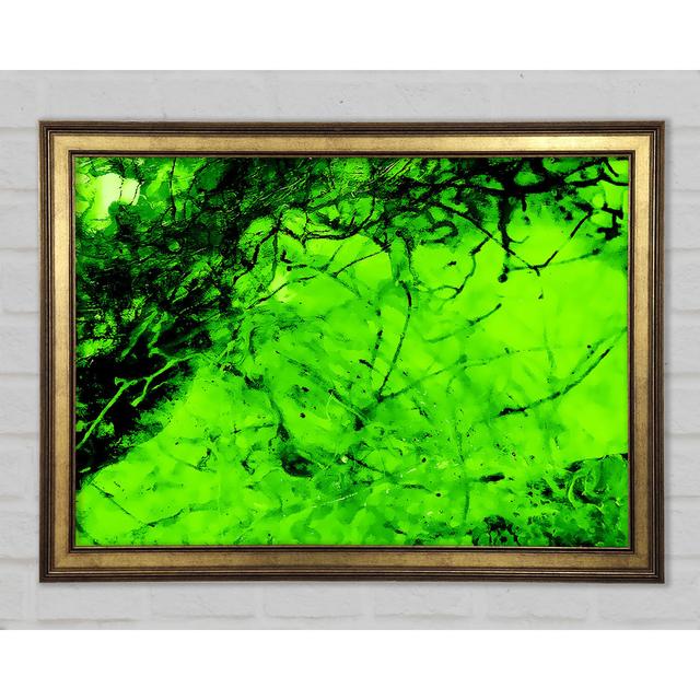 Green Branches In The Wind Framed Print Ivy Bronx Size: 84.1cm H x 118.9cm W x 1.5cm D on Productcaster.