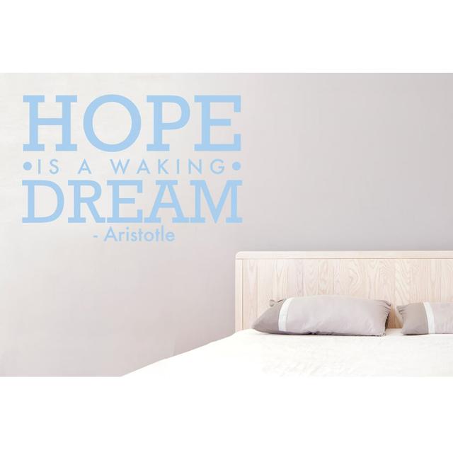 Wall Decal 17 Stories Size: Large, Colour: Light Blue on Productcaster.