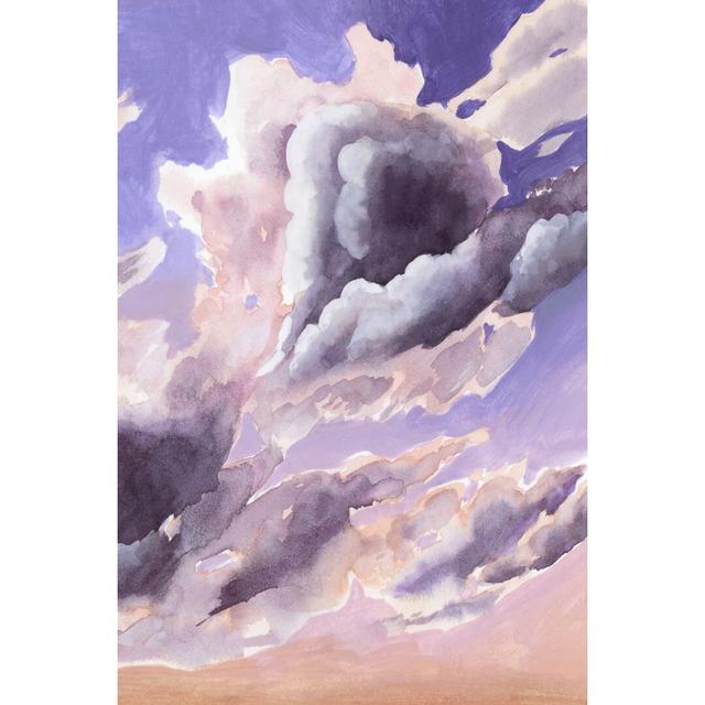 Amethyst Cumulus II by Grace Popp - Wrapped Canvas Painting Metro Lane Size: 46cm H x 30cm W on Productcaster.