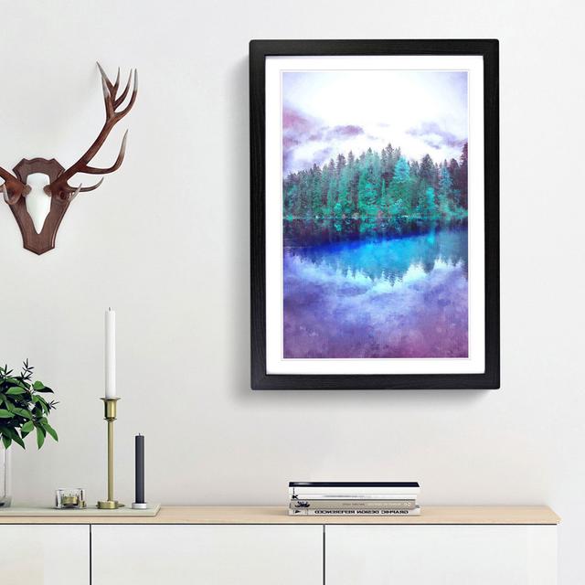 Mythical Forest in Germany - Picture Frame Graphic Art Print East Urban Home Frame Option: Black Framed, Size: 45cm H x 33cm W x 2cm D on Productcaster.