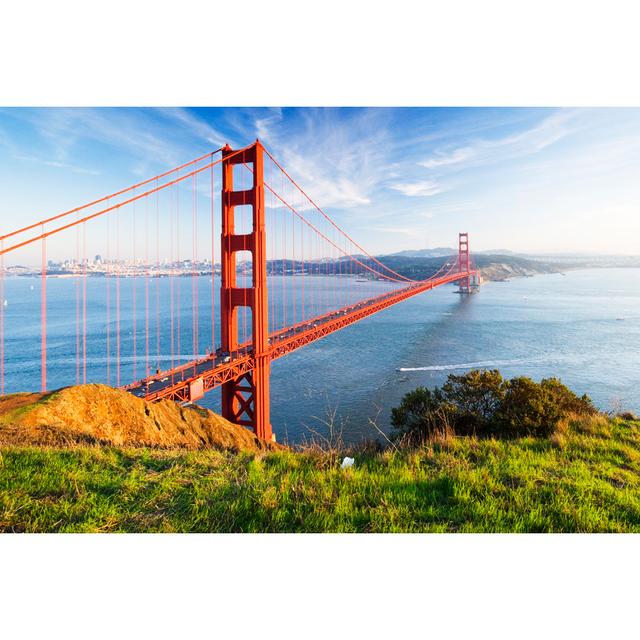 View of the Golden Gate Bridge by Mareandmare - Wrapped Canvas Photograph 17 Stories Size: 30cm H x 46cm W on Productcaster.