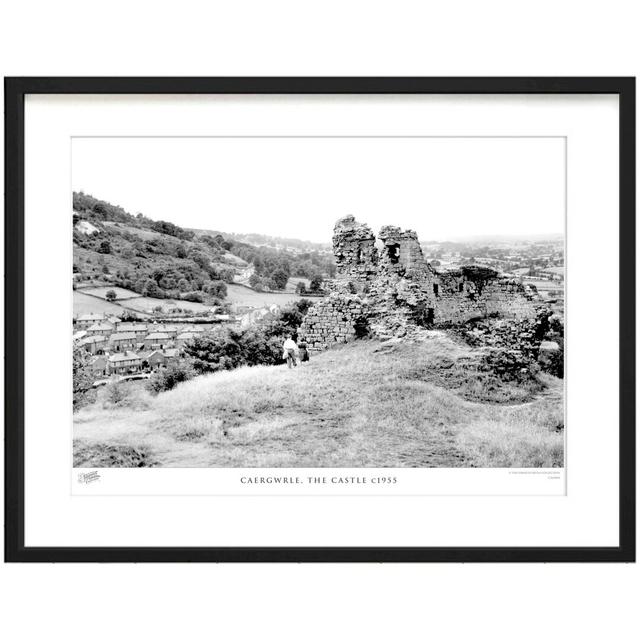 'Caergwrle, the Castle C1955' by Francis Frith - Picture Frame Photograph Print on Paper The Francis Frith Collection Size: 45cm H x 60cm W x 2.3cm D on Productcaster.