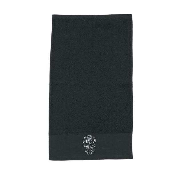 Leonidas Terrycloth Fingertip Towel Brayden Studio Colour: Black on Productcaster.