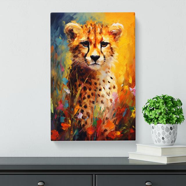 Cheetah Impressionism No.3 - No Frame Art Prints Latitude Vive Size: 76cm H x 50cm W x 3cm D on Productcaster.