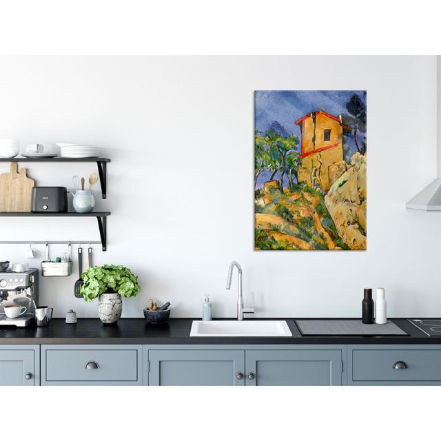 Landscape With A House Dog And Cattle by Franz Marc - No Frame Print on Glass Ophelia & Co. Size: 100cm H x 70cm W on Productcaster.