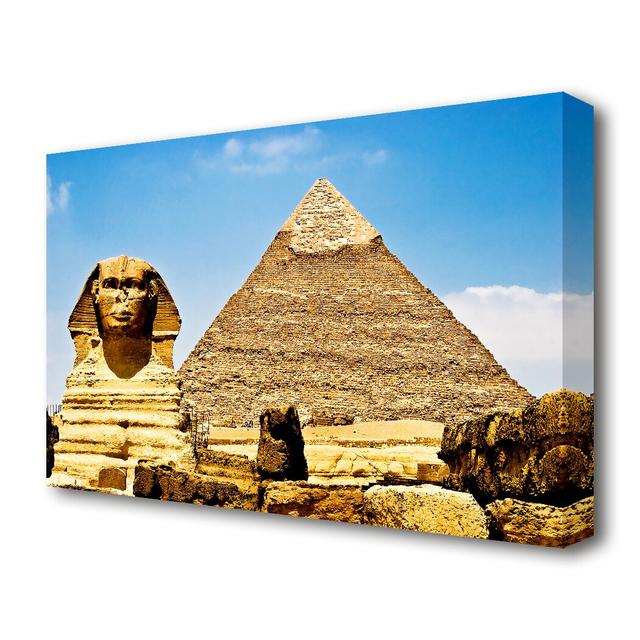 Egyptian Sphinx Ethnic - Wrapped Canvas Photograph Print East Urban Home Size: 50.8 cm H x 81.3 cm W on Productcaster.