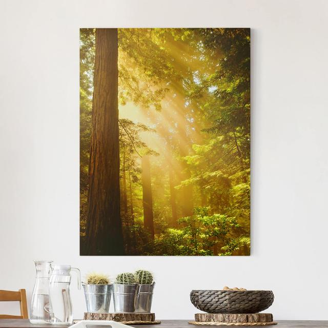 Leinwandbild Morning Gold Union Rustic Format: 260 g/m² Canvas, Größe: 80 cm H x 60 cm B on Productcaster.