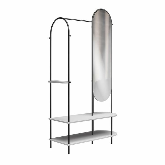 Barresi 101cm Clothing Rack Brayden Studio on Productcaster.