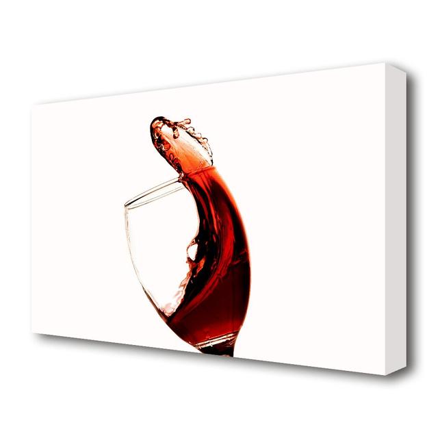 'Red Wine Pour Kitchen' - Canvas Print Wall Art East Urban Home Size: 50.8 cm H x 81.3 cm W on Productcaster.