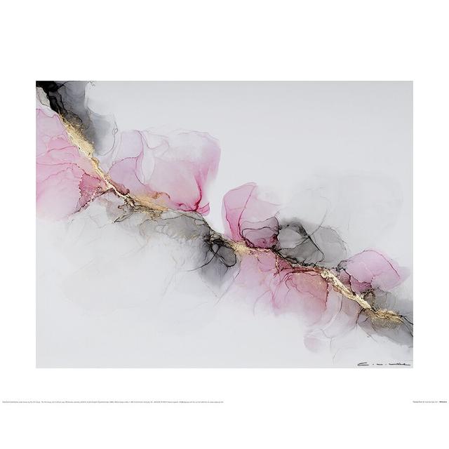 Tickled Pink by Charlotte Vale - Unframed Painting on Paper Fairmont Park Size: 40cm H x 50cm W x 0.1cm D on Productcaster.