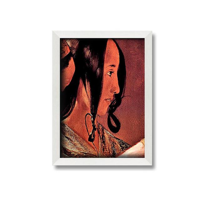 La Tour Womans Head in Profile - Single Picture Frame Art Prints Ophelia & Co. Size: 29.7cm H x 21cm W on Productcaster.