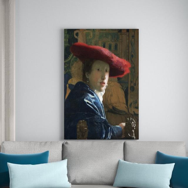 Johannes Vermeer - Wrapped Canvas Print East Urban Home Size: 91cm H x 61cm W on Productcaster.