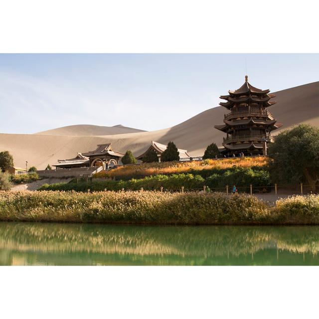 Chinese Temple by Nithid - Wrapped Canvas Photograph Latitude Vive Size: 51cm H x 76cm W on Productcaster.