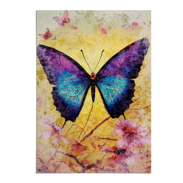 Butterfly In Watercolour No.1 - Painting Brambly Cottage Format: Paper, Size: 59.4cm H x 42cm W, Matte Colour: No Matte on Productcaster.