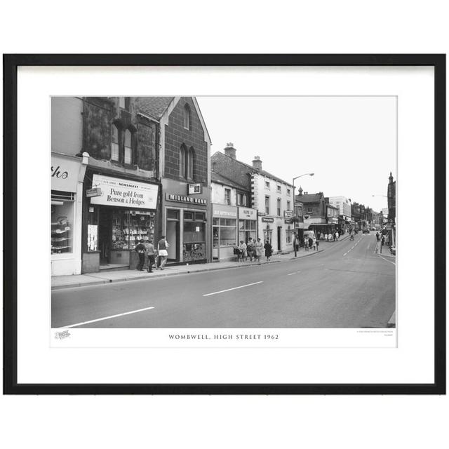 Wombwell, High Street 1962 by Francis Frith - Single Picture Frame Print The Francis Frith Collection Size: 45cm H x 60cm W x 2.3cm D on Productcaster.