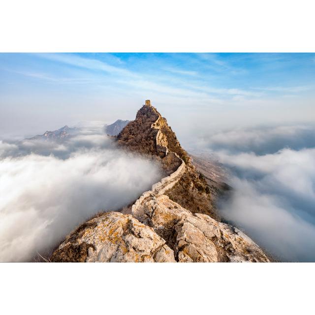 Great Wall by Jimi_Lin - Wrapped Canvas Photograph Alpen Home Size: 61cm H x 91cm W on Productcaster.