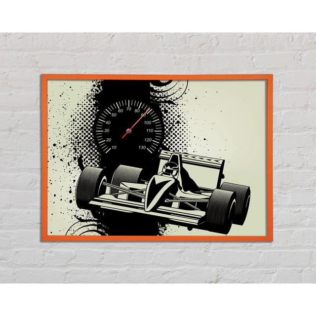 The F1 Time Trial - Single Picture Frame Art Prints Brayden Studio Size: 59.7cm H x 84.1cm W on Productcaster.