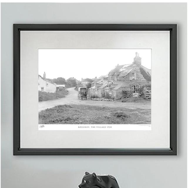 Bossiney, The Village 1920 - Single Picture Frame Print The Francis Frith Collection Size: 60cm H x 80cm W x 2.3cm D on Productcaster.